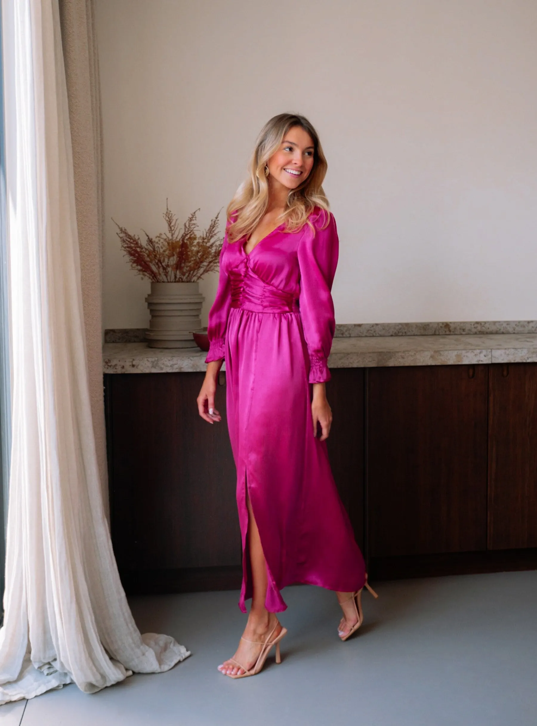 Robes-EASY-CLOTHES Robe Loma - fuchsiaEasy Clothes Fuchsia