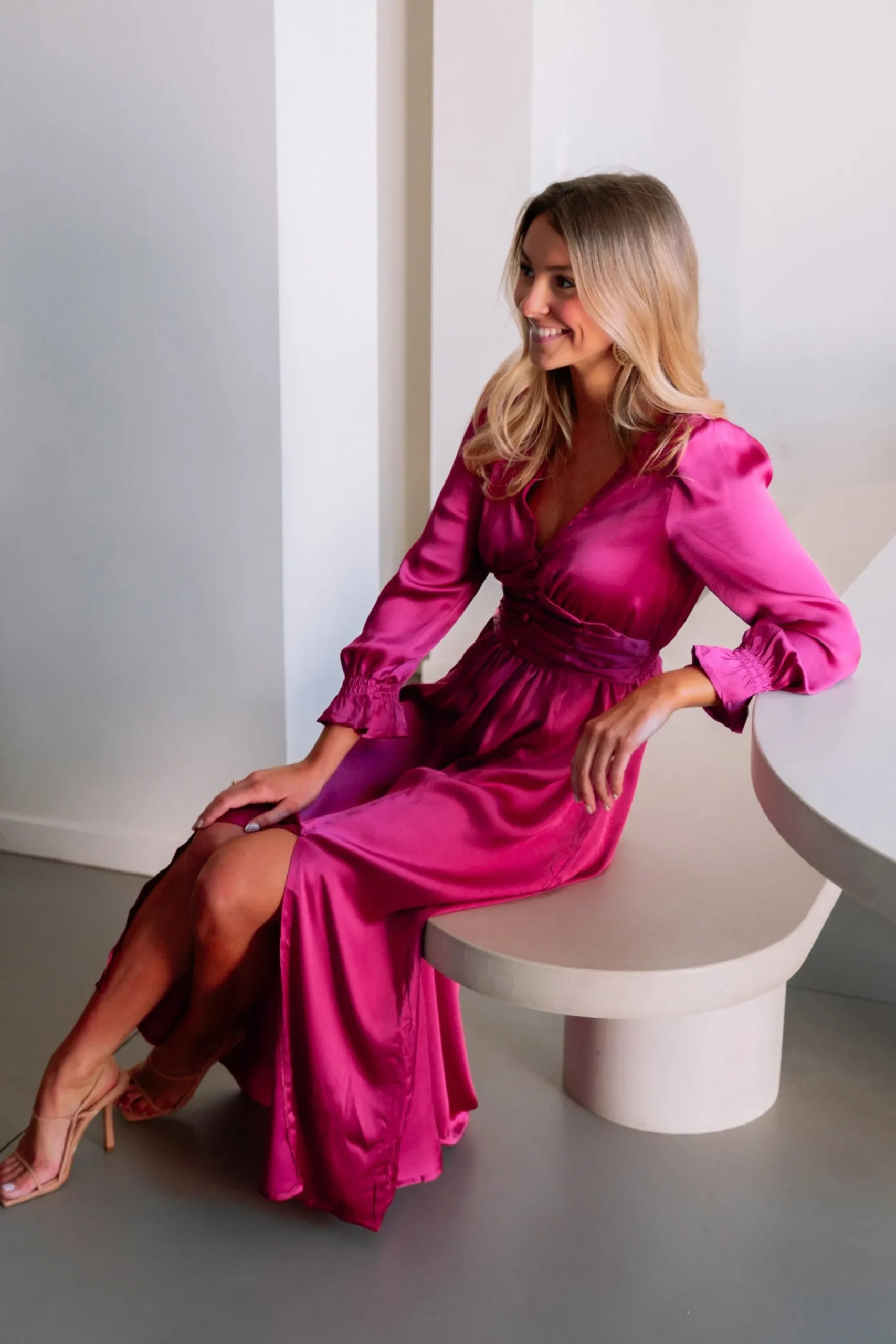 Robes-EASY-CLOTHES Robe Loma - fuchsiaEasy Clothes Fuchsia