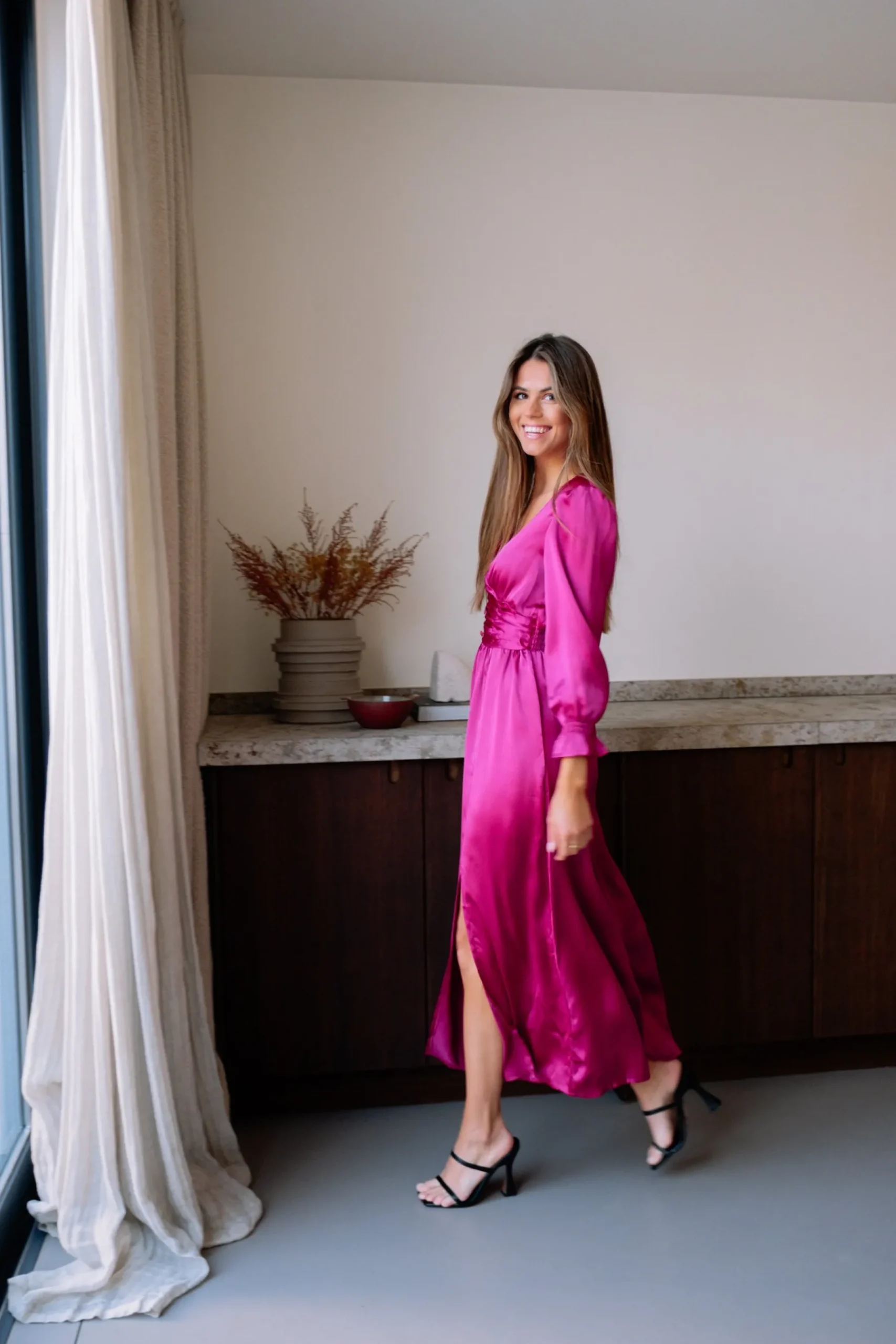 Robes-EASY-CLOTHES Robe Loma - fuchsiaEasy Clothes Fuchsia