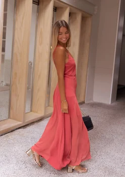 Robes-EASY-CLOTHES Robe Longue Killi - Vieux Rose - Événements & CocktailsEasy Clothes Vieux rose       