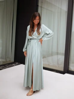 Robes-EASY-CLOTHES Robe Margot - vert d’eauEasy Clothes Vert d’eau