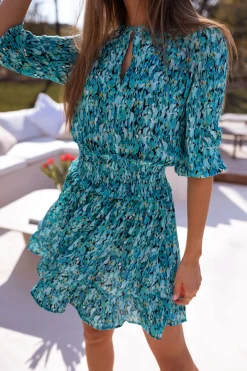 Robes-EASY-CLOTHES Robe Milly - bleueEasy Clothes Bleue       