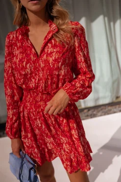 Robes-EASY-CLOTHES Robe Milly - rougeEasy Clothes Rouge       
