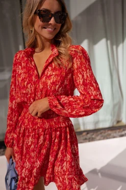 Robes-EASY-CLOTHES Robe Milly - rougeEasy Clothes Rouge       