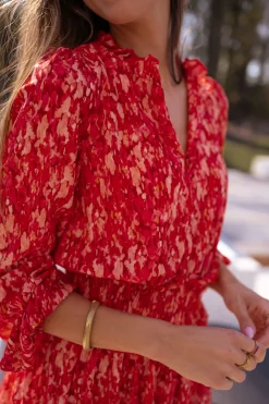 Robes-EASY-CLOTHES Robe Milly - rougeEasy Clothes Rouge       