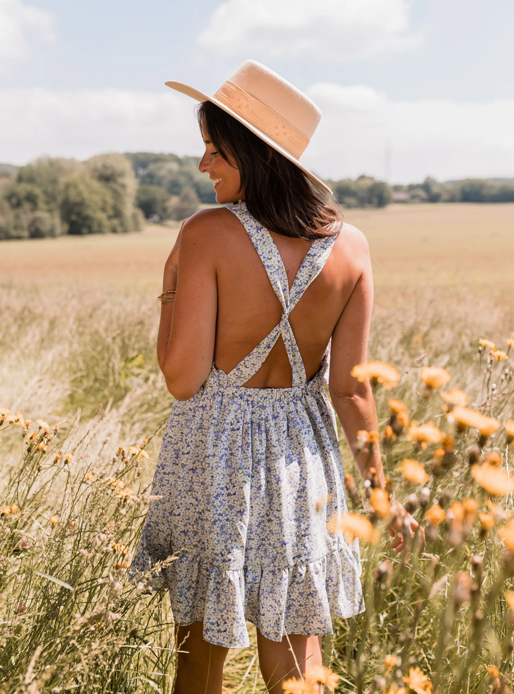 Robes-EASY-CLOTHES Robe Monya - à fleursEasy Clothes À fleurs