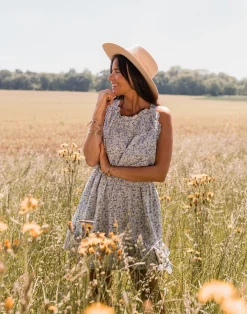 Robes-EASY-CLOTHES Robe Monya - à fleursEasy Clothes À fleurs