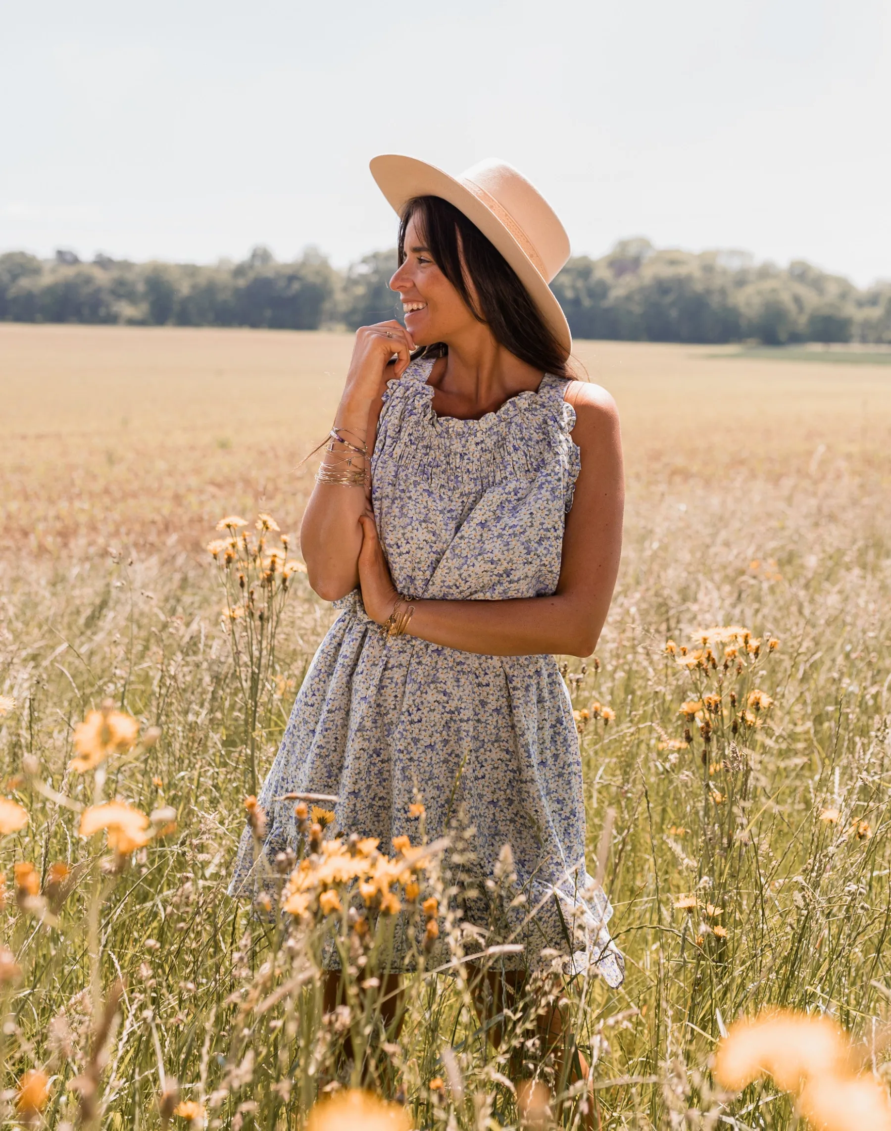 Robes-EASY-CLOTHES Robe Monya - à fleursEasy Clothes À fleurs