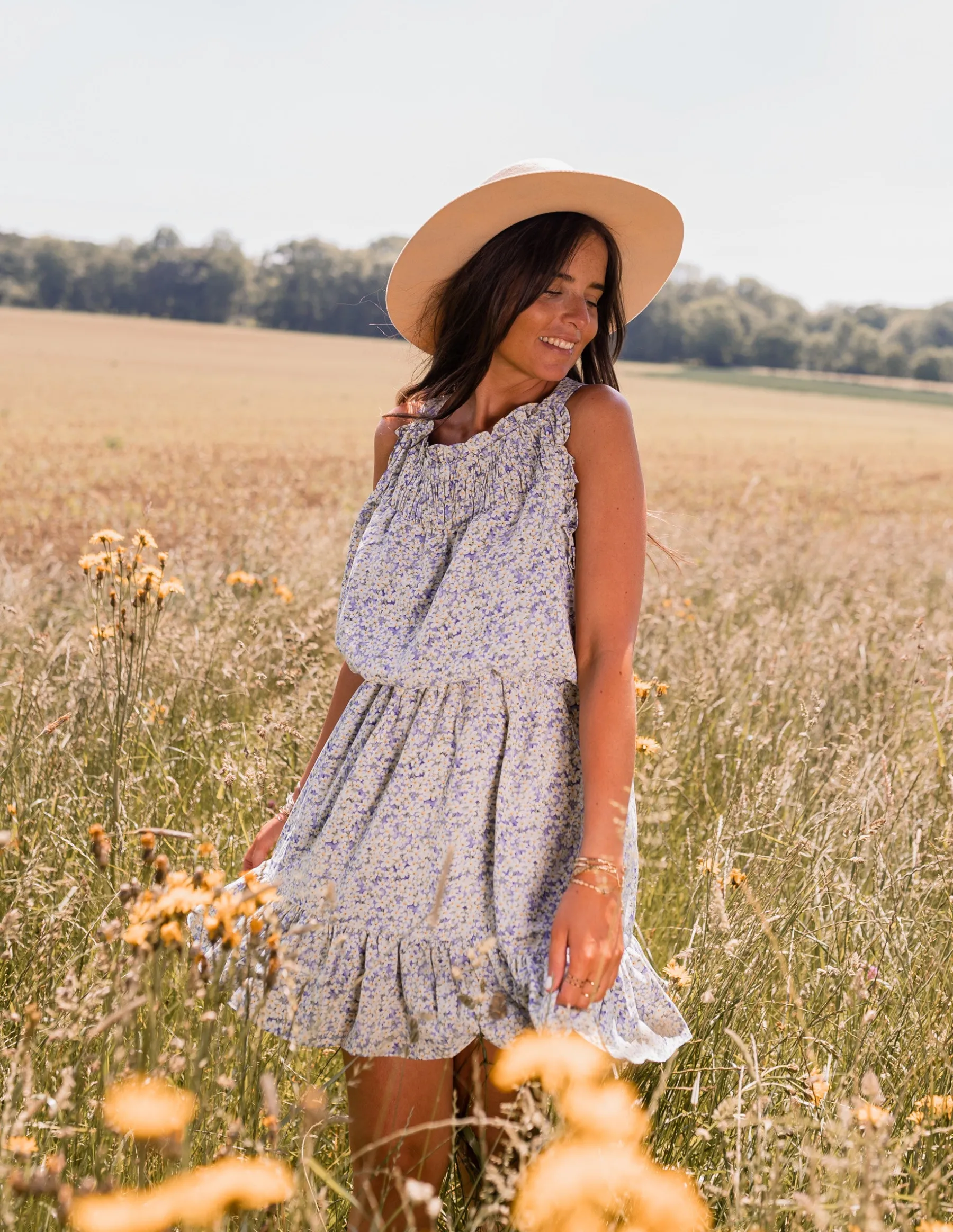 Robes-EASY-CLOTHES Robe Monya - à fleursEasy Clothes À fleurs