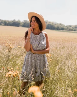 Robes-EASY-CLOTHES Robe Monya - à fleursEasy Clothes À fleurs