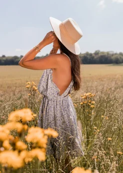 Robes-EASY-CLOTHES Robe Monya - à fleursEasy Clothes À fleurs