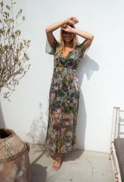 Robes-EASY-CLOTHES Robe Nice - à fleursEasy Clothes À fleurs