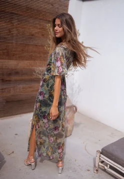 Robes-EASY-CLOTHES Robe Nice - à fleursEasy Clothes À fleurs