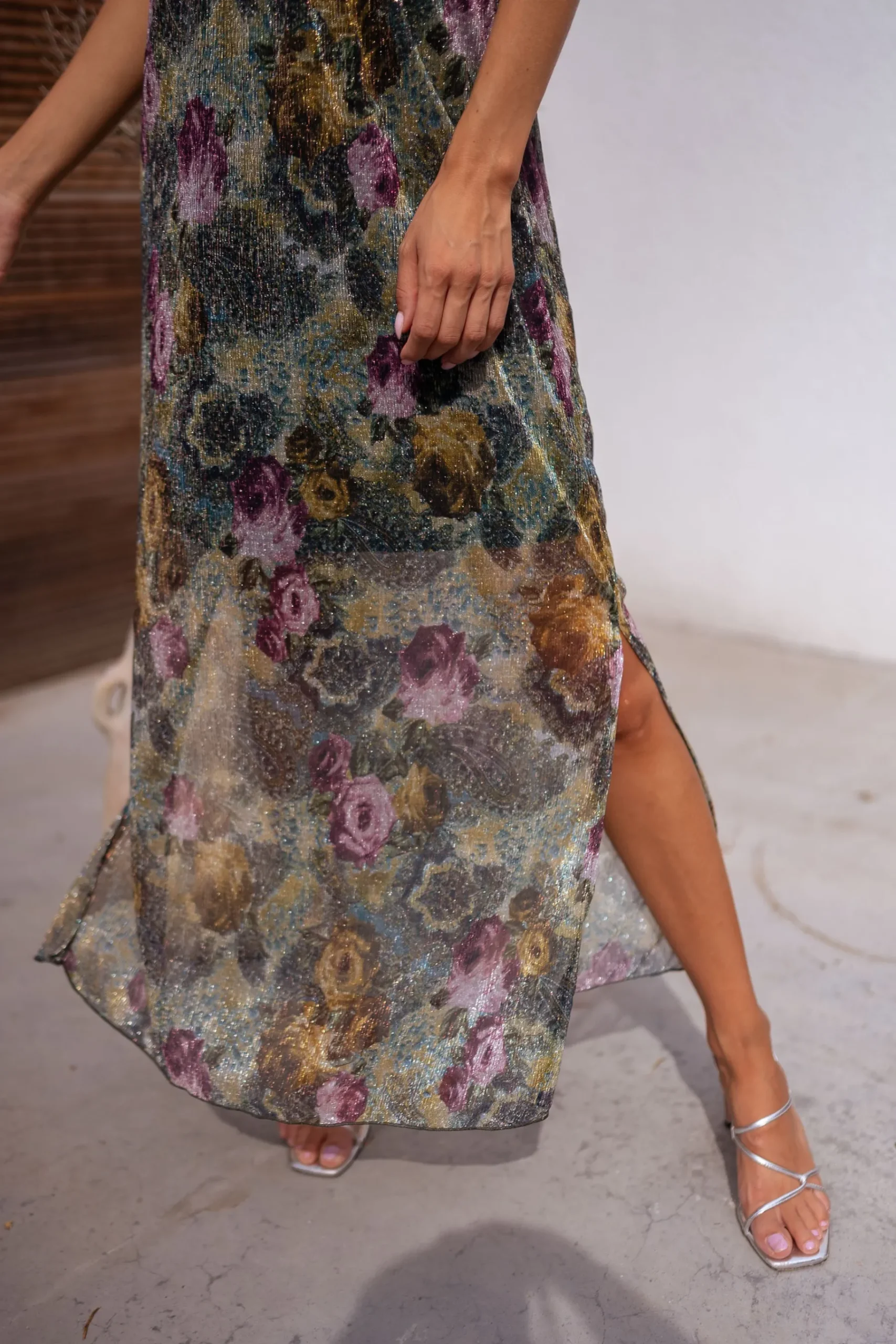 Robes-EASY-CLOTHES Robe Nice - à fleursEasy Clothes À fleurs