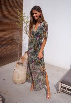 Robes-EASY-CLOTHES Robe Nice - à fleursEasy Clothes À fleurs