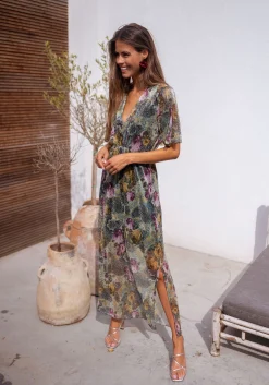 Robes-EASY-CLOTHES Robe Nice - à fleursEasy Clothes À fleurs