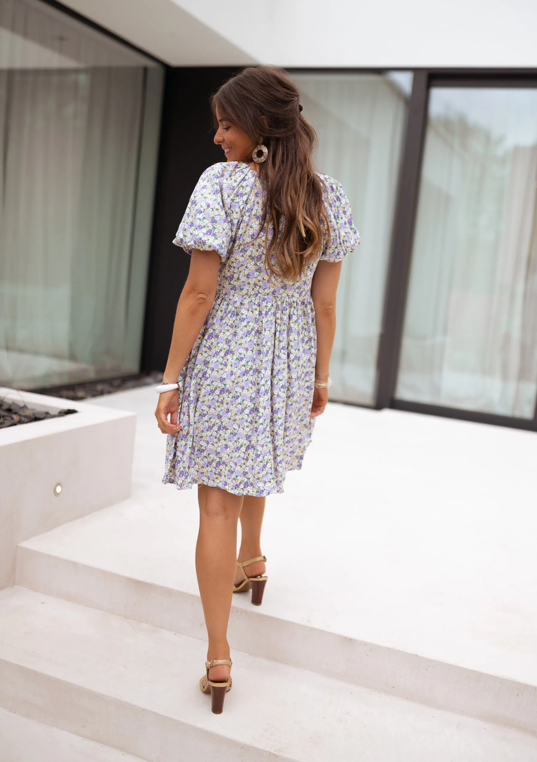 Robes-EASY-CLOTHES Robe Noelle - à fleursEasy Clothes À fleurs
