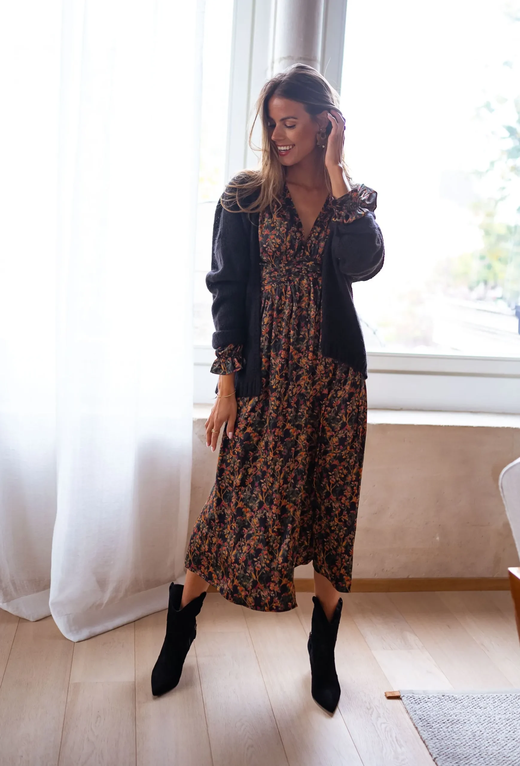 Robes-EASY-CLOTHES Robe Norah - à fleursEasy Clothes À fleurs