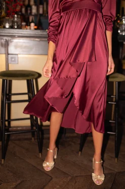 Robes-EASY-CLOTHES Robe Norea - bordeauxEasy Clothes Bordeaux       