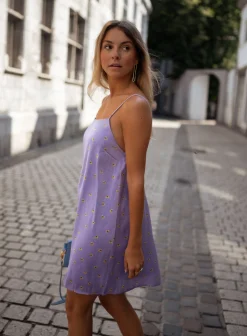 Robes-EASY-CLOTHES Robe Pénélope - mauveEasy Clothes Mauve       