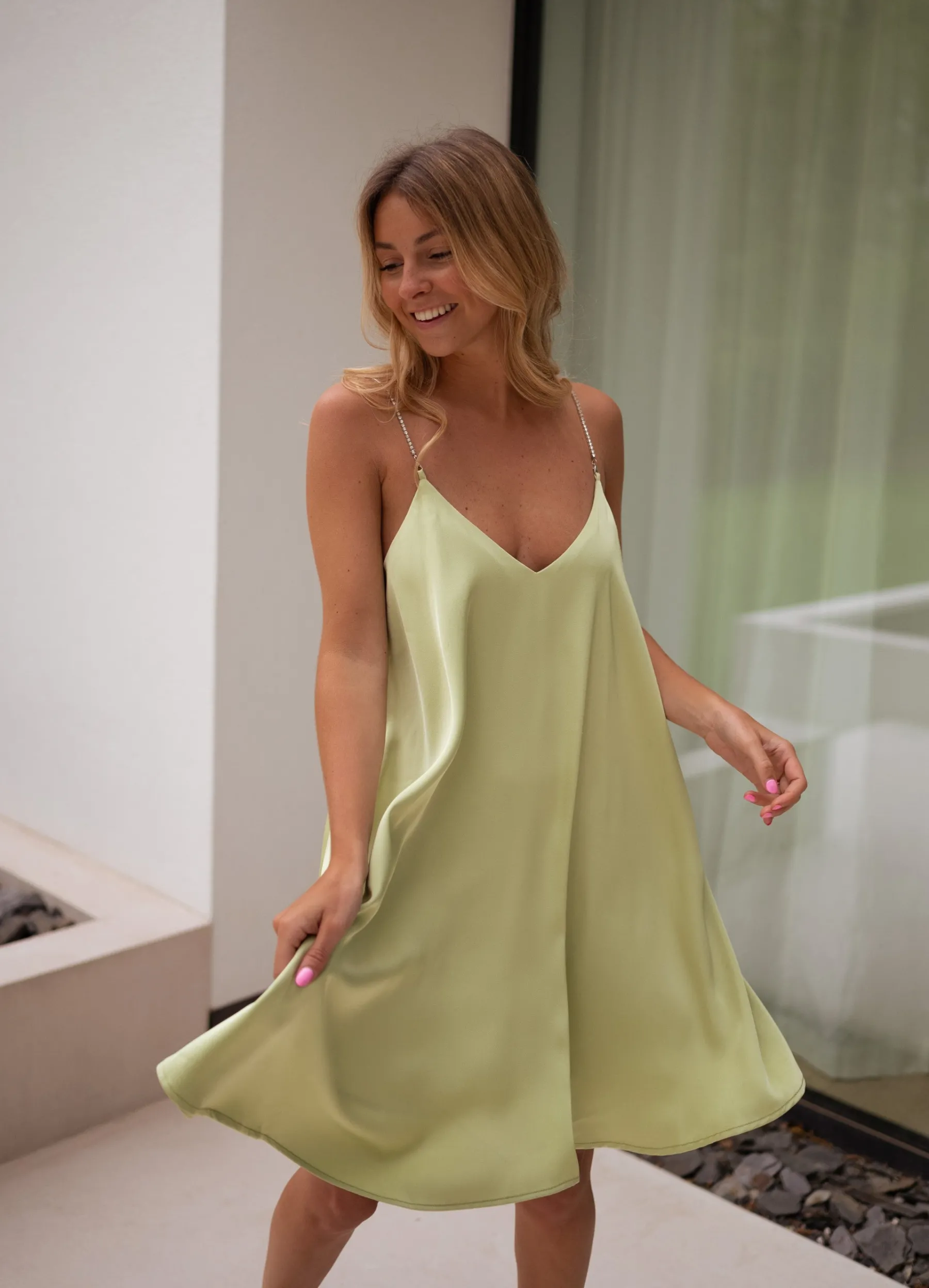 Robes-EASY-CLOTHES Robe Polly - oliveEasy Clothes Olive