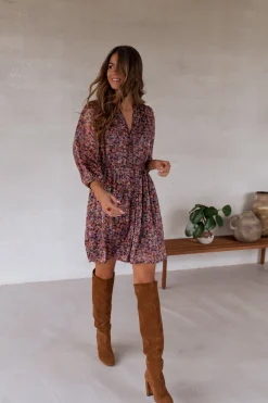 Robes-EASY-CLOTHES Robe Portland - à fleursEasy Clothes À fleurs       