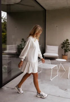 Robes-EASY-CLOTHES Robe pull Bertina grise | Robe pull ample | Prêt-à-porter en ligne | Easy Clothes Grise