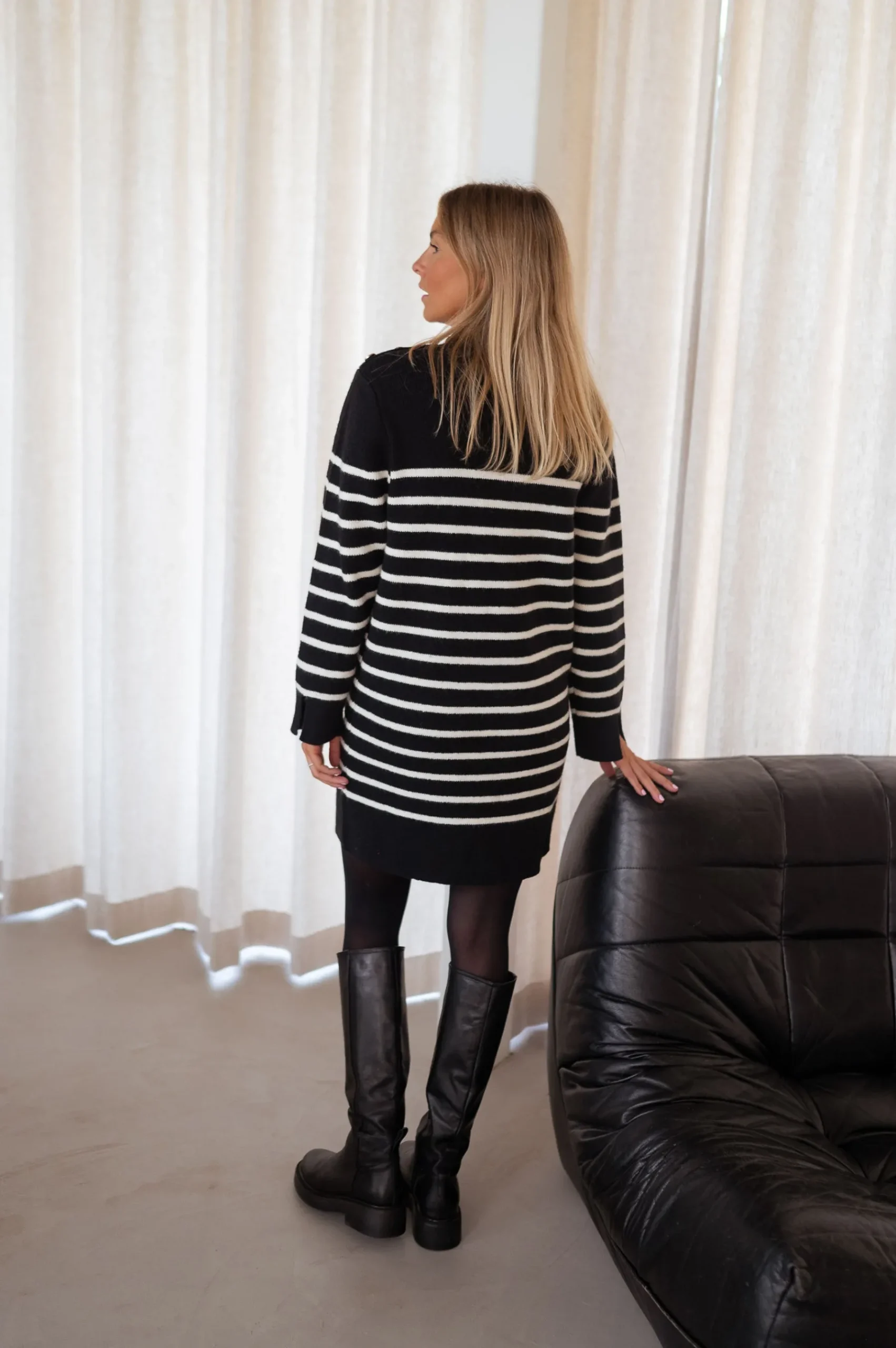 Robes-EASY-CLOTHES Robe pull Manon - à lignesEasy Clothes À lignes