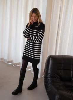 Robes-EASY-CLOTHES Robe pull Manon - à lignesEasy Clothes À lignes
