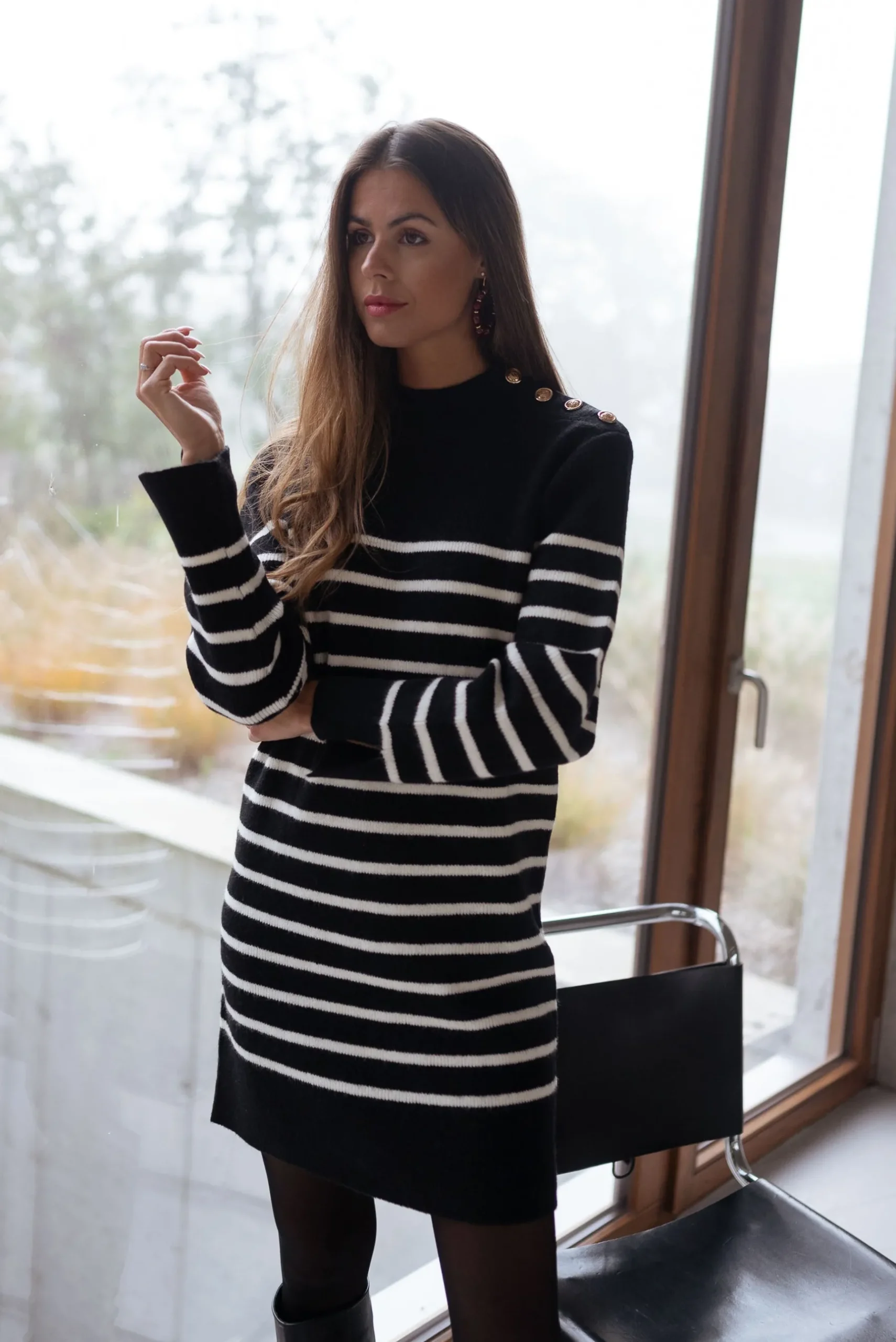 Robes-EASY-CLOTHES Robe pull Manon - à lignesEasy Clothes À lignes