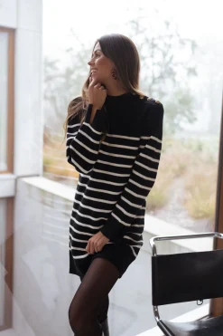 Robes-EASY-CLOTHES Robe pull Manon - à lignesEasy Clothes À lignes