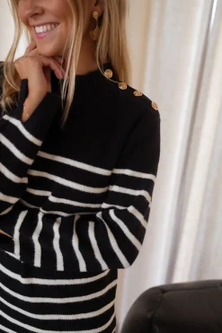 Robes-EASY-CLOTHES Robe pull Manon - à lignesEasy Clothes À lignes