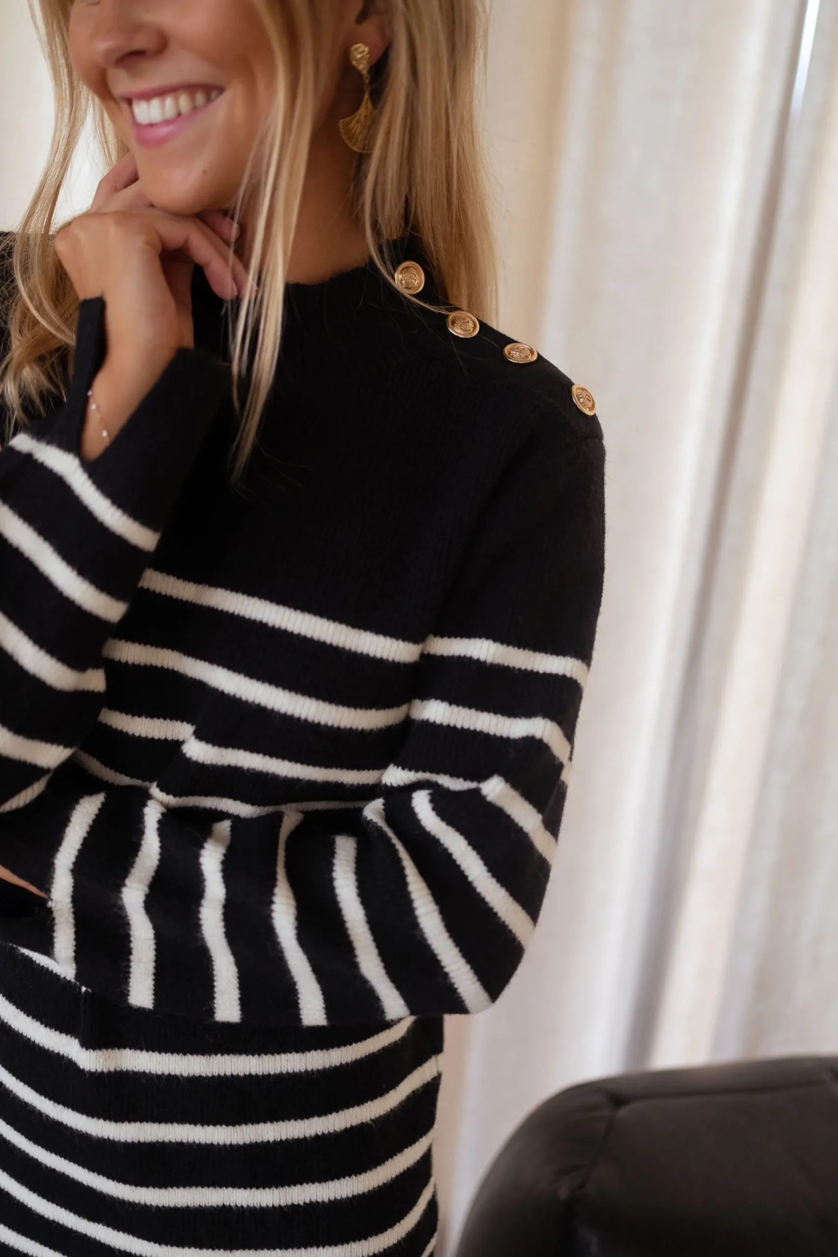Robes-EASY-CLOTHES Robe pull Manon - à lignesEasy Clothes À lignes