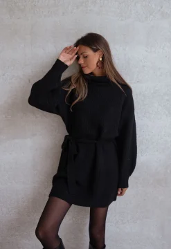 Robes-EASY-CLOTHES Robe pull Rachel - noirEasy Clothes Noir       