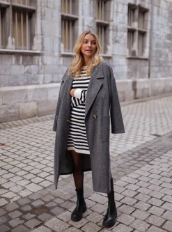 Robes-EASY-CLOTHES Robe pull Ross - à lignesEasy Clothes À lignes