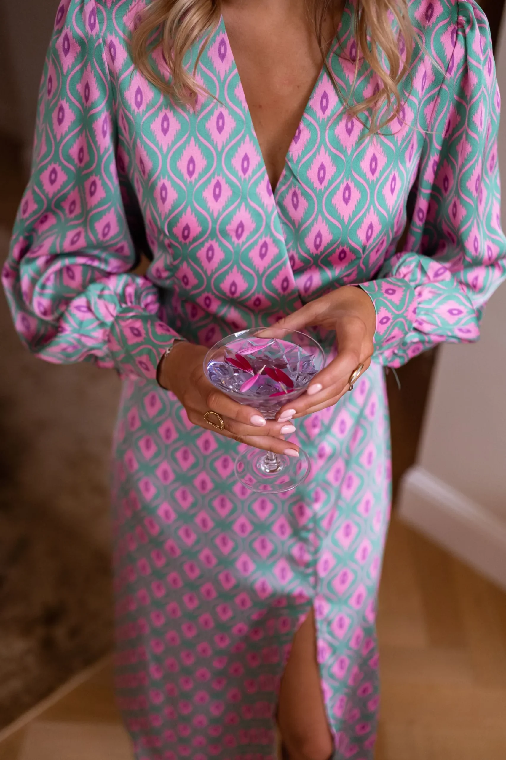 Robes-EASY-CLOTHES Robe Siam longue - à motifsEasy Clothes À motifs