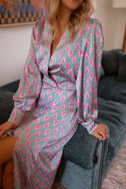 Robes-EASY-CLOTHES Robe Siam longue - à motifsEasy Clothes À motifs