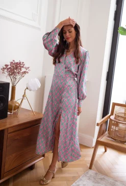 Robes-EASY-CLOTHES Robe Siam longue - à motifsEasy Clothes À motifs
