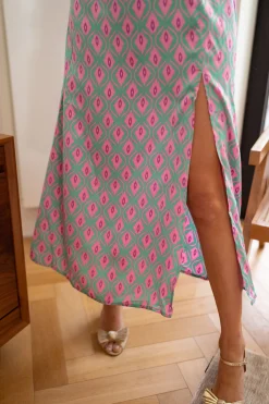 Robes-EASY-CLOTHES Robe Siam longue - à motifsEasy Clothes À motifs