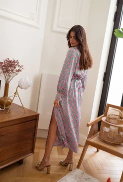 Robes-EASY-CLOTHES Robe Siam longue - à motifsEasy Clothes À motifs