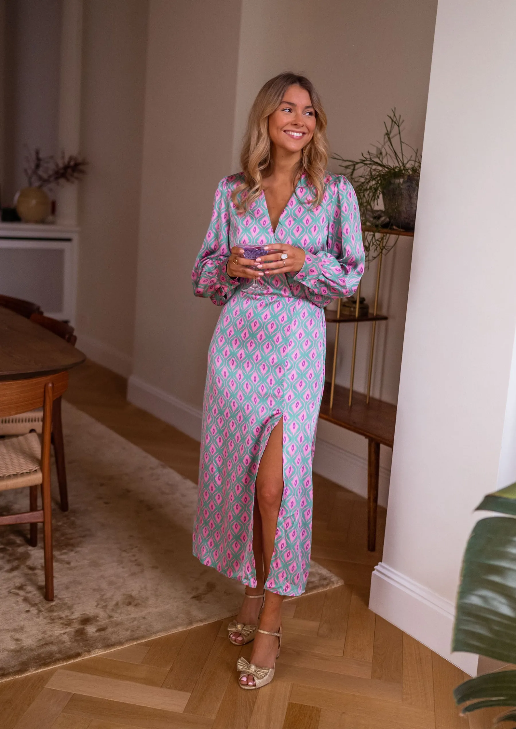 Robes-EASY-CLOTHES Robe Siam longue - à motifsEasy Clothes À motifs