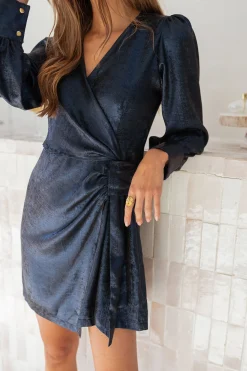 Robes-EASY-CLOTHES Robe Silia - bleueEasy Clothes Bleue       