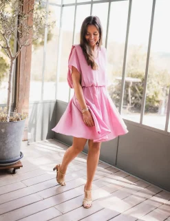 Robes-EASY-CLOTHES Robe Suz - roseEasy Clothes Rose       