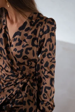 Robes-EASY-CLOTHES Robe Vérone CREATION - léopardEasy Clothes Léopard       