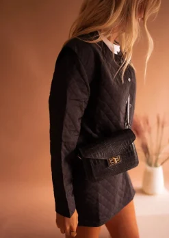 Sacs & Pochettes-EASY-CLOTHES Sac Jaap - Noir - En Cuir - Sangle AjustableEasy Clothes Noir       