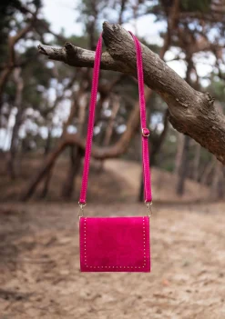 Sacs & Pochettes-EASY-CLOTHES Sac Lazo - framboiseEasy Clothes Framboise       