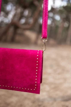 Sacs & Pochettes-EASY-CLOTHES Sac Lazo - framboiseEasy Clothes Framboise