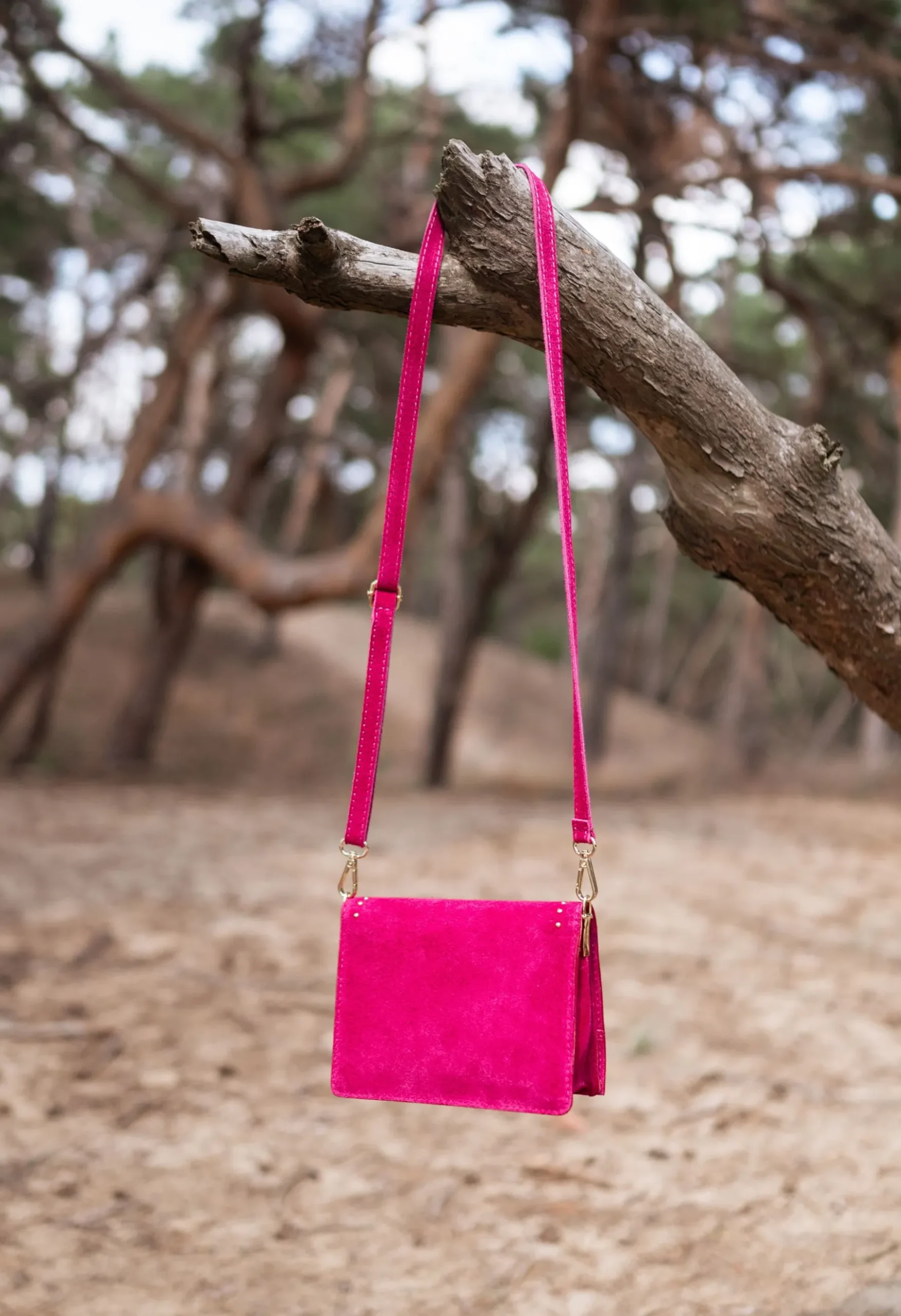 Sacs & Pochettes-EASY-CLOTHES Sac Lazo - framboiseEasy Clothes Framboise
