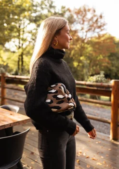 Sacs & Pochettes-EASY-CLOTHES Sac Lizea - Léopard - Accessoires Easy Clothes Léopard       