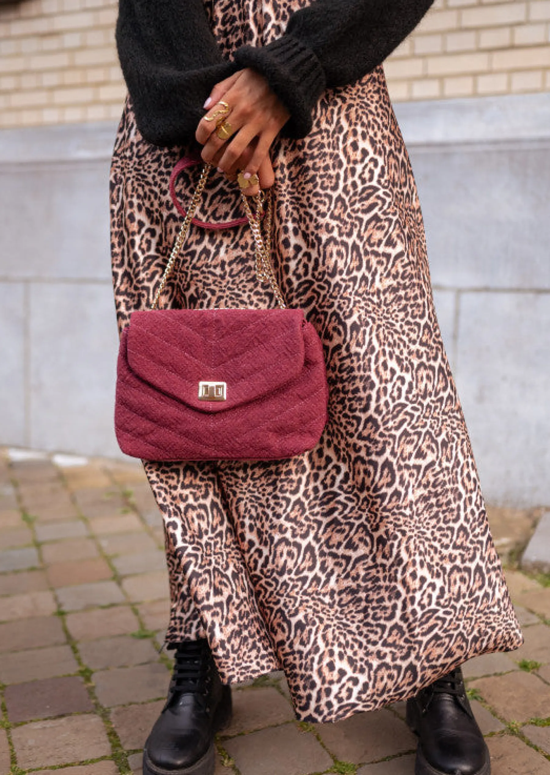 Sacs & Pochettes-EASY-CLOTHES Sac Marie - Bordeaux - En Lin - Accessoires Easy Clothes En lin